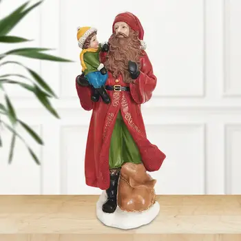 Šventasis Juozapas, nešantis kūdikėlį Jėzų Statulos Figūrėlės Derva Skulptūra dekoratyviniam šventiniam ornamentui Kolekcionuojami daiktai Religinė dovana