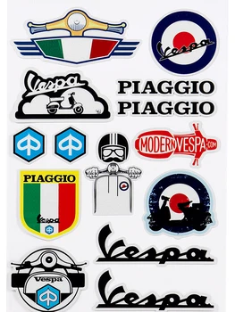 Šviesą atspindintys motociklų lipdukai Italija Vėliavos dėklas PIAGGIO VESPA GTS Primavera 150 SPRINT 125 200 250 300ie