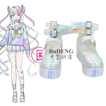Žaidimas NEEDY GIRL OVERDOSE Cosplay batai Kawaii Angel-chan KAngel karnavalo pagal užsakymą pagaminti batai
